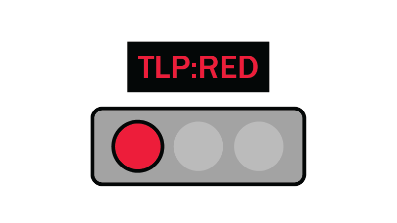Traffic Light Protocol RED