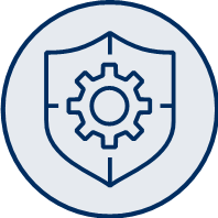 Communications and cyber resiliency icon