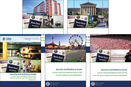 Front covers of the five annexes to the SRG C-IED