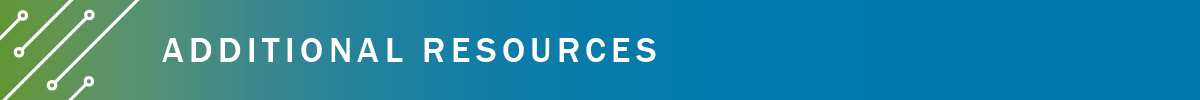 Additional Resources