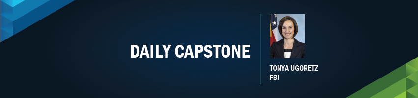 Daily Capstone. Session Participant: Tonya Ugoretz - FBI