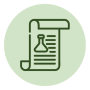 ChemLock Resources Web Graphic of document with chemical beaker on it.
