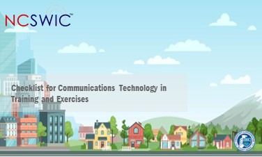 NCSWIC PTE Committee releases Checklist for Communications Technology in Training and Exercises
