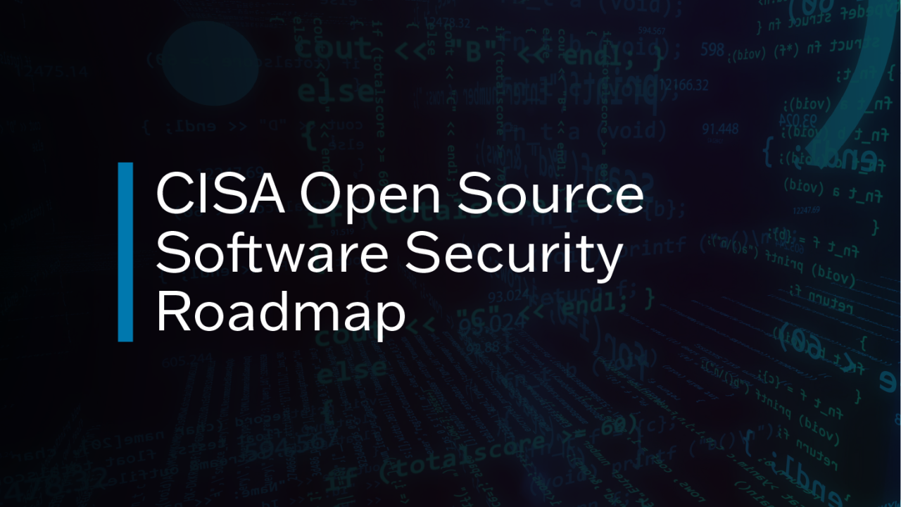 CISA Open Source Software Security Roadmap