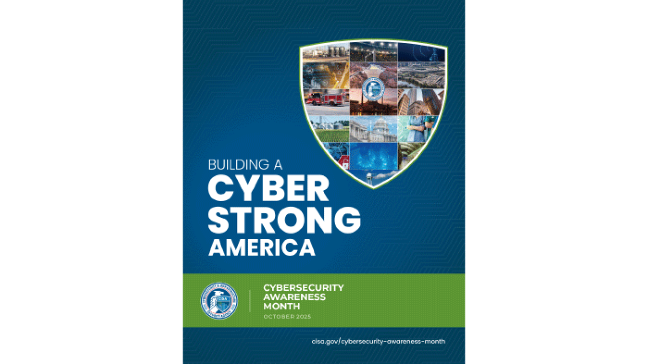 Cover of CISA "Building a Cyber Strong America" Guide with shield logo