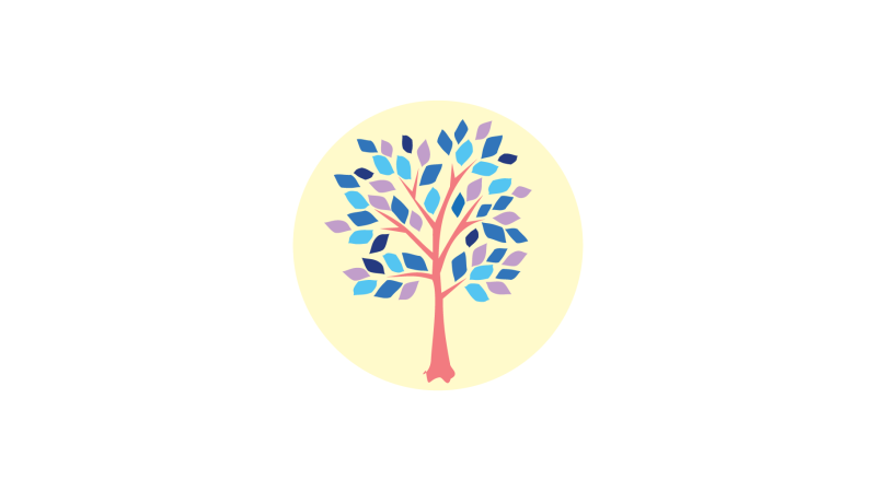 Icon with tree blooming