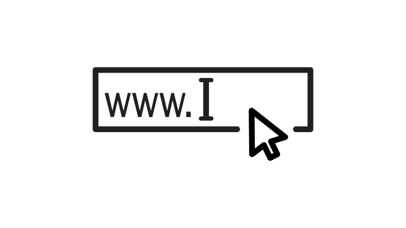 icon of web search bar