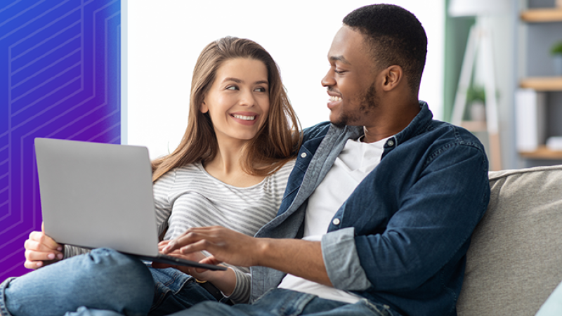 decorative photo: individuals on a computer