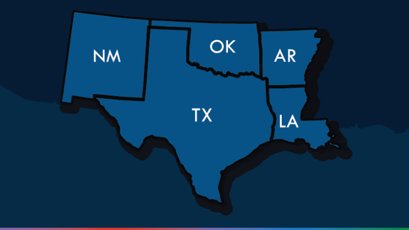 Cyber volunteer resource center map for region 6