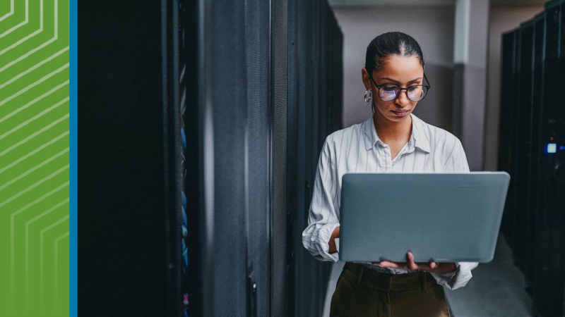 woman on her laptop