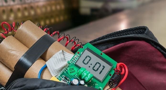 Image of an improvised explosive device