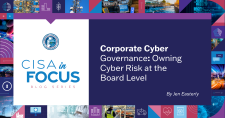 CISA in Focus - Corporate Cyber Governance: Owning Cyber Risk at the Board Level