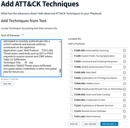 Technique ID Extractor