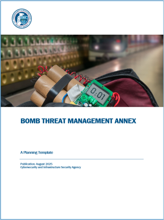 Bomb Threat Management Annex Front Page Image