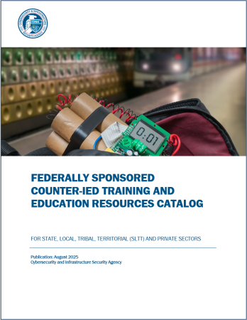 C-IED Training and Education Resource Catalog Front Cover Image