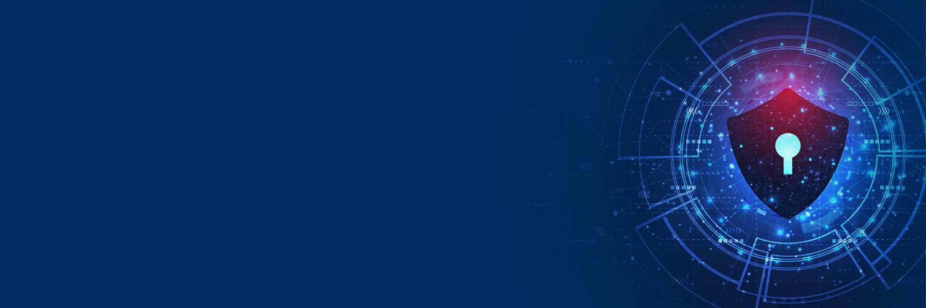 Abstract cybersecurity banner