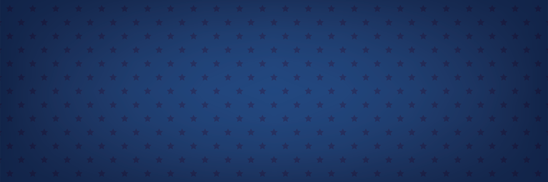 A navy blue background with stars