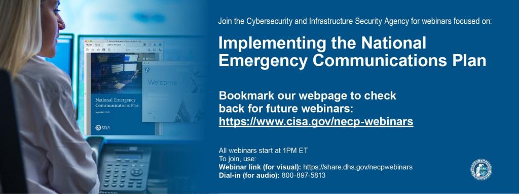 Implementing the National Emergency Communications Plan banner graphic