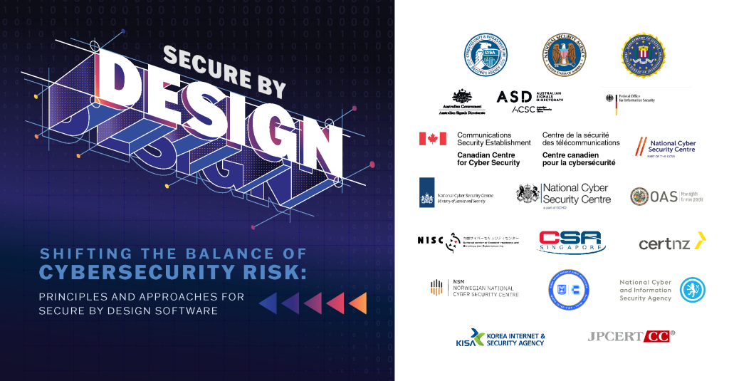 secure by design graphic featuring several agency partner seals