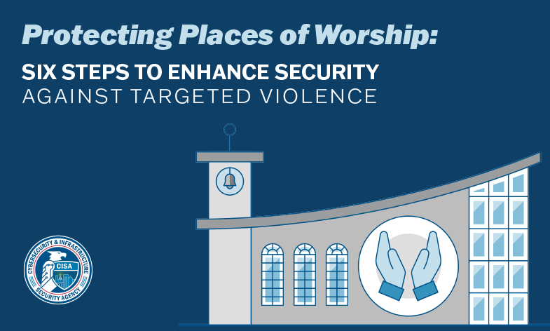 Protecting Places of Worship. Six Steps to Enhance Security Against Targeted Violence.