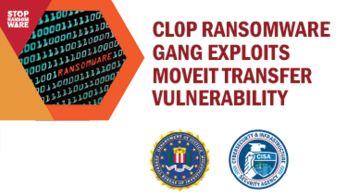 CL0P RANSOMWARE GANG EXPLOITS MOVEIT TRANSFER VULNERABILITY