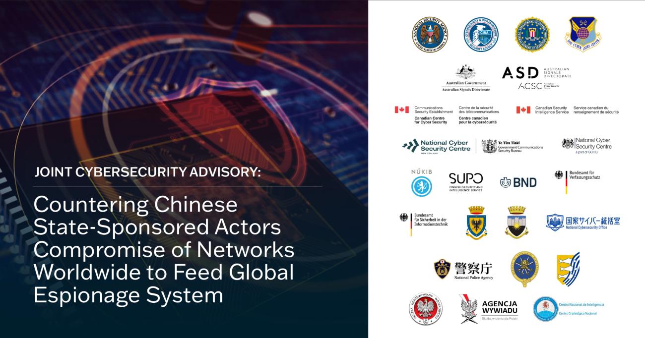 Countering Chinese State-Sponsored Actors Compromise of Networks