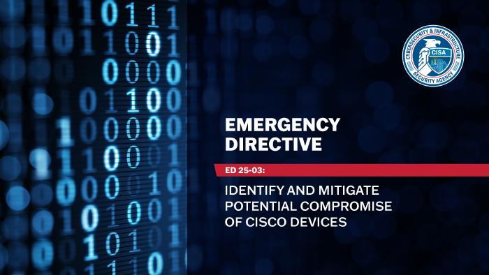 Emergency Directive to Address Cisco Vulnerabilities