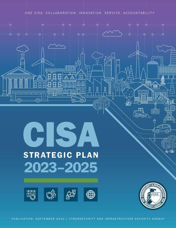 The publication cover of the CISA Strat Plan