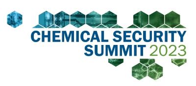 Chemical Security Summit 2023 graphic